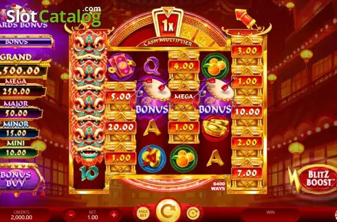 Οθόνη2. Fu Wǔ Shī Gold Blitz Ultimate Κουλοχέρης