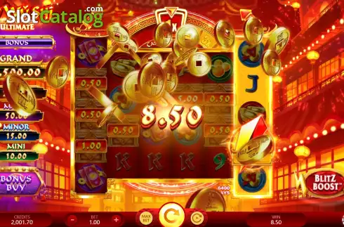 Οθόνη4. Fu Wǔ Shī Gold Blitz Ultimate Κουλοχέρης