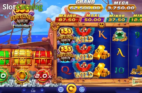 Οθόνη2. 333 Fortunes Ahoy Power Combo Κουλοχέρης