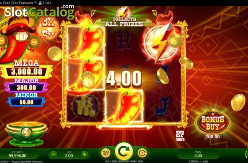 Οθόνη3. Picante Gold Blitz Fortunes Κουλοχέρης