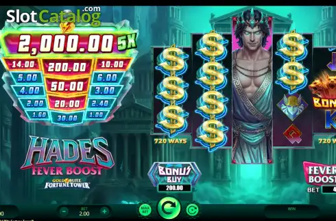 Οθόνη2. Hades Fever Boost Gold Blitz Fortune Tower Κουλοχέρης