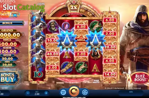 Οθόνη2. Assassin’s Creed Mirage x Gold Blitz Ultimate Double X Κουλοχέρης