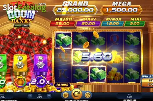 Οθόνη3. TNT Boom Banks Power Combo Κουλοχέρης