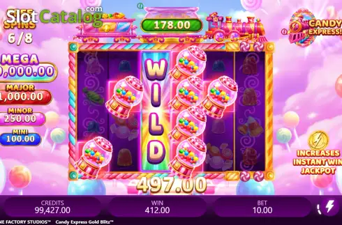 Οθόνη3. Candy Express Gold Blitz Κουλοχέρης 