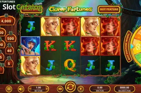 Οθόνη3. Clover Fortunes Κουλοχέρης