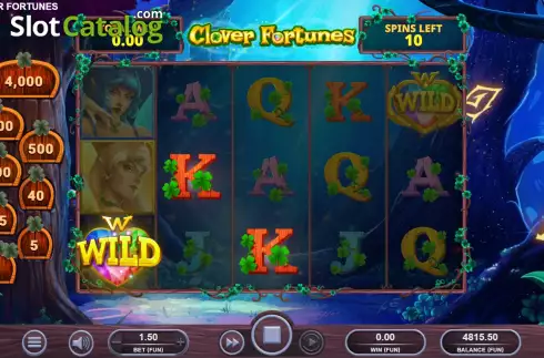 Οθόνη8. Clover Fortunes Κουλοχέρης