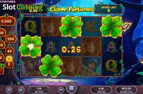 Οθόνη9. Clover Fortunes Κουλοχέρης