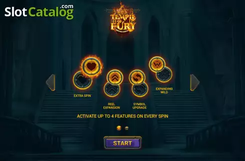 Οθόνη2. Temple of Fury Dream Drop Κουλοχέρης 