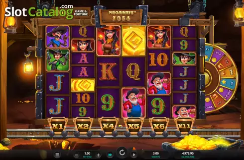 Οθόνη2. Gold Rush Frenzy Megaways Κουλοχέρης