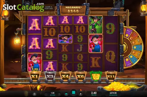 Οθόνη3. Gold Rush Frenzy Megaways Κουλοχέρης