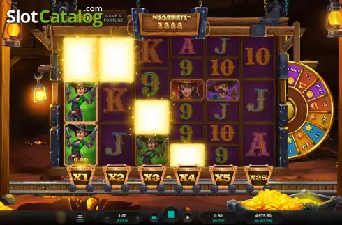 Οθόνη4. Gold Rush Frenzy Megaways Κουλοχέρης
