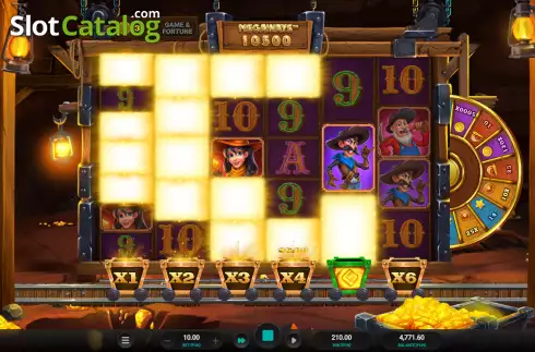 Οθόνη5. Gold Rush Frenzy Megaways Κουλοχέρης