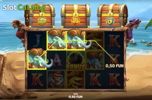 Οθόνη3. Wild Buccaneers Triple Treasure Κουλοχέρης