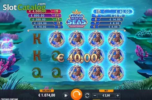 Οθόνη4. Gods of Seas Triton's Fortune Κουλοχέρης
