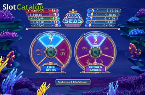 Οθόνη6. Gods of Seas Triton's Fortune Κουλοχέρης