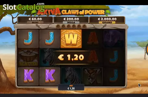 Οθόνη6. Akiva: Claws of Power Κουλοχέρης