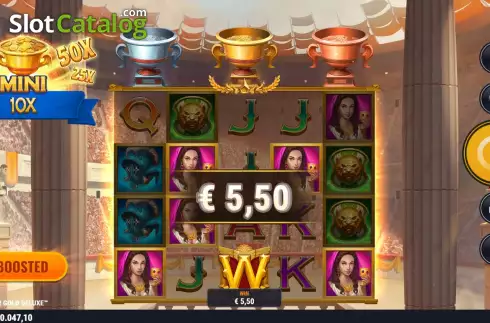 Οθόνη4. Rome Fight For Gold Deluxe Κουλοχέρης