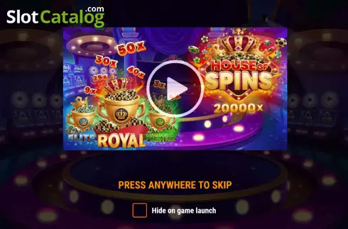 Οθόνη2. House of Spins Κουλοχέρης