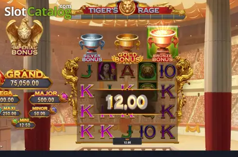 Οθόνη3. Rome Fight For Gold The Tiger's Rage Κουλοχέρης