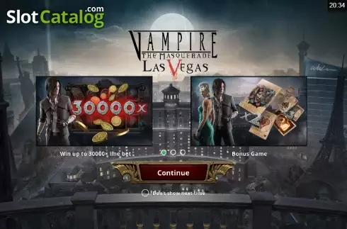 Οθόνη2. Vampire: The Masquerade – Las Vegas Κουλοχέρης