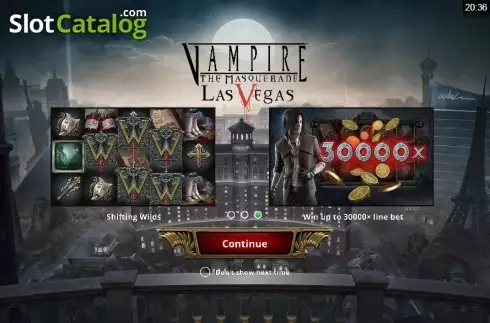 Οθόνη4. Vampire: The Masquerade – Las Vegas Κουλοχέρης