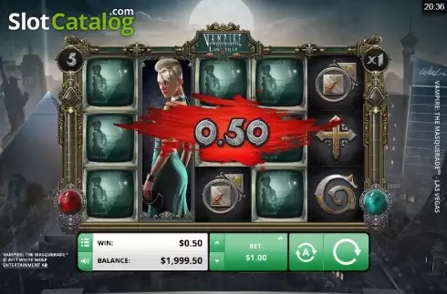 Οθόνη6. Vampire: The Masquerade – Las Vegas Κουλοχέρης