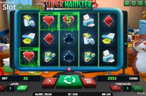 Οθόνη3. Super Hamster Κουλοχέρης