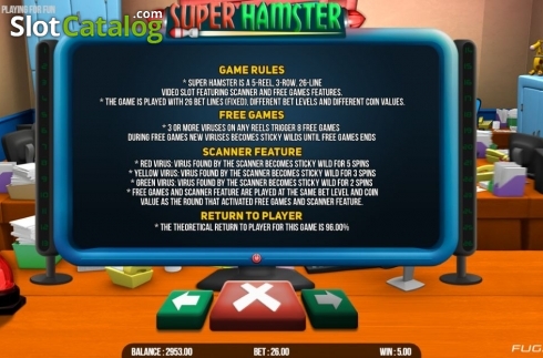 Οθόνη8. Super Hamster Κουλοχέρης