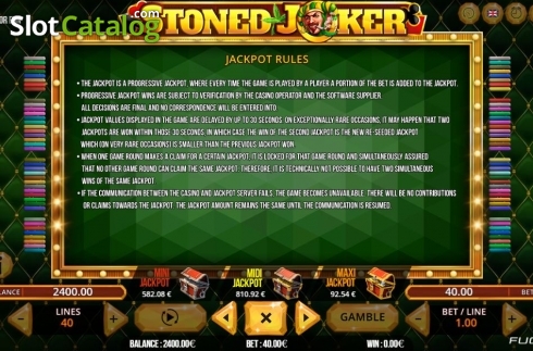 Οθόνη8. Stoned Joker 40 Κουλοχέρης