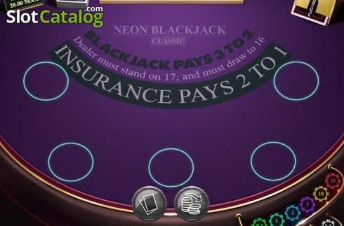 Οθόνη2. Neon Blackjack Classic Κουλοχέρης