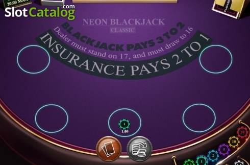 Οθόνη3. Neon Blackjack Classic Κουλοχέρης