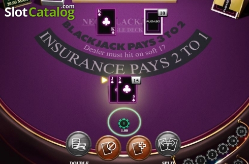 Οθόνη4. Neon Blackjack Single Deck Κουλοχέρης