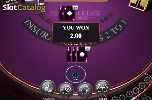 Οθόνη6. Neon Blackjack Single Deck Κουλοχέρης