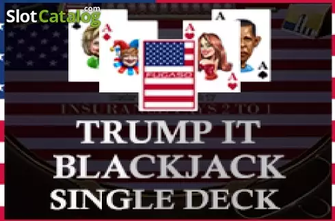 Trump It Blackjack Single Deck Λογότυπο