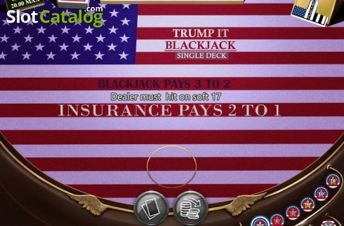 Οθόνη2. Trump It Blackjack Single Deck Κουλοχέρης 
