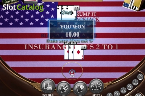 Οθόνη6. Trump It Blackjack Single Deck Κουλοχέρης 
