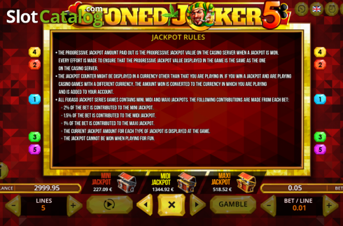 Οθόνη9. Stoned Joker 5 Κουλοχέρης