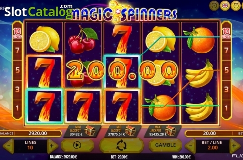 Οθόνη4. Magic Spinners Κουλοχέρης