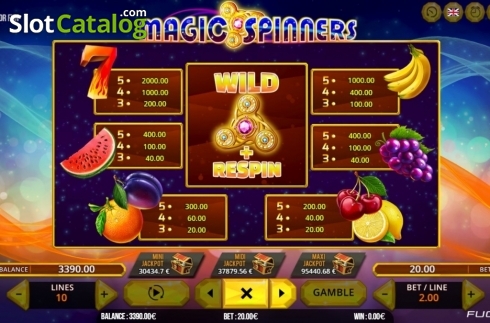 Οθόνη6. Magic Spinners Κουλοχέρης