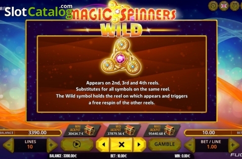 Οθόνη7. Magic Spinners Κουλοχέρης