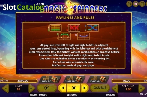 Οθόνη8. Magic Spinners Κουλοχέρης
