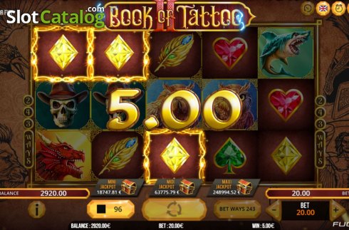 Οθόνη3. Book Of Tattoo 2 Κουλοχέρης
