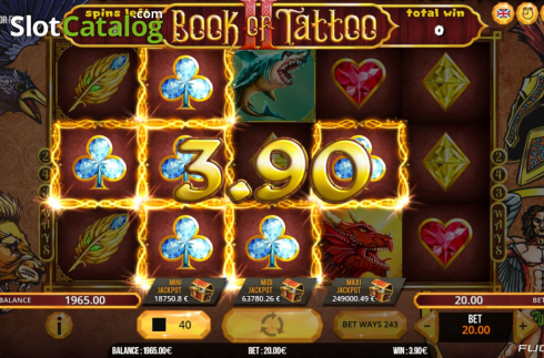 Οθόνη7. Book Of Tattoo 2 Κουλοχέρης