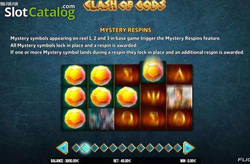 Οθόνη9. Clash of Gods Κουλοχέρης