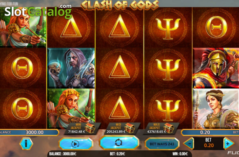 Οθόνη2. Clash of Gods Κουλοχέρης