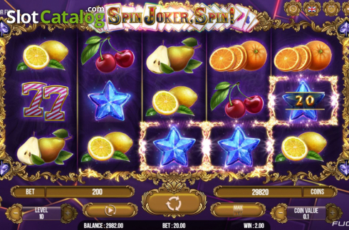 Οθόνη3. Spin Joker, Spin Κουλοχέρης
