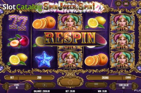 Οθόνη7. Spin Joker, Spin Κουλοχέρης