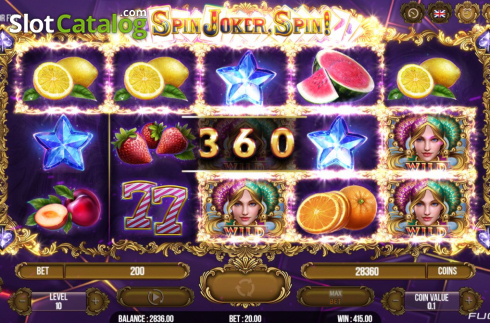 Οθόνη8. Spin Joker, Spin Κουλοχέρης