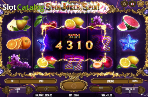 Οθόνη9. Spin Joker, Spin Κουλοχέρης