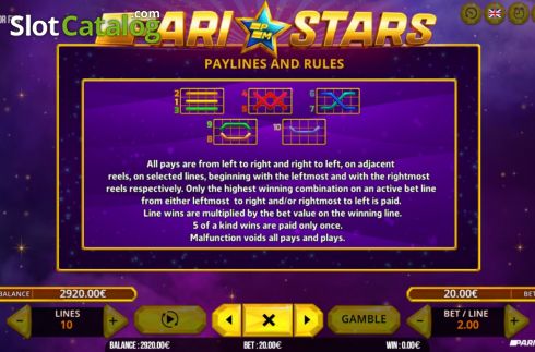 Οθόνη8. Pari Stars Κουλοχέρης